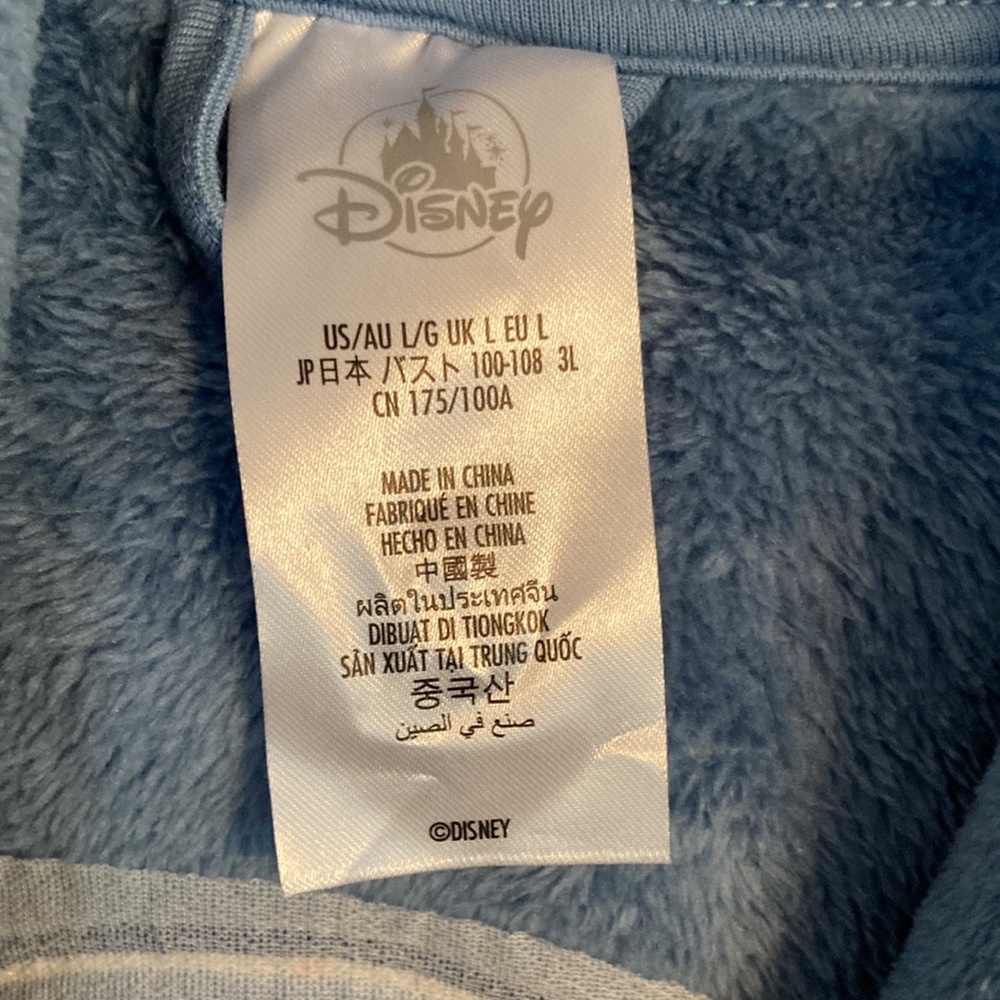 🟩🟩 Disney Women’s Stitch Robe with Hood (size L) NWT - Picture 6 of 8